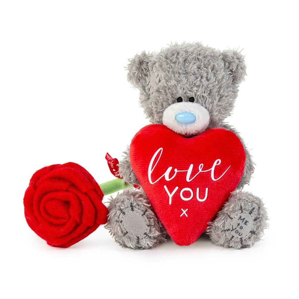 4" Love You Me to You Bear & Rose Gift Set Extra Image 2
